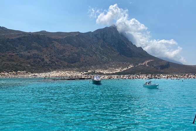 Balos Private Boat Cruise from Chania - Stop 1: Paralia Menies for Soft Sand and Easy Beach Time