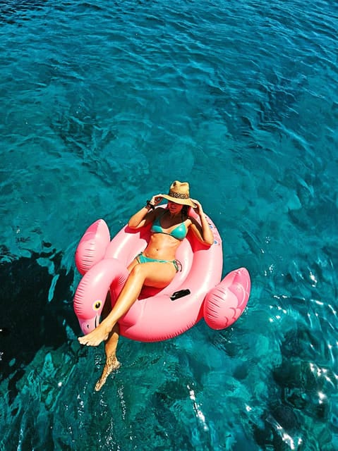 Chania: Afternoon Catamaran trip - Dinner, Drinks & Sunset - The Swim Stop at Agioi Theodoroi: Swimming, Snorkeling, SUP, and More