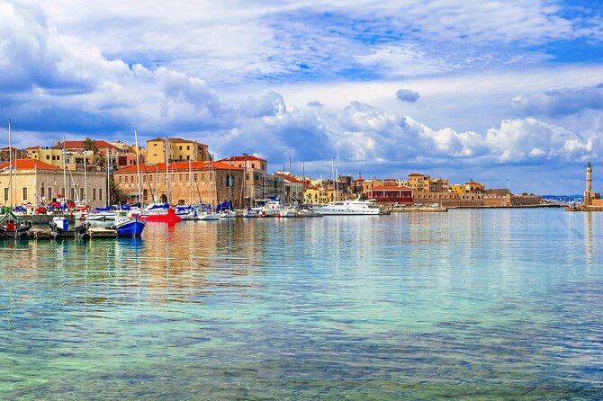 Chania old town and around private tour (price per group of 6) - Entering Chania from the west side: Talos Square time