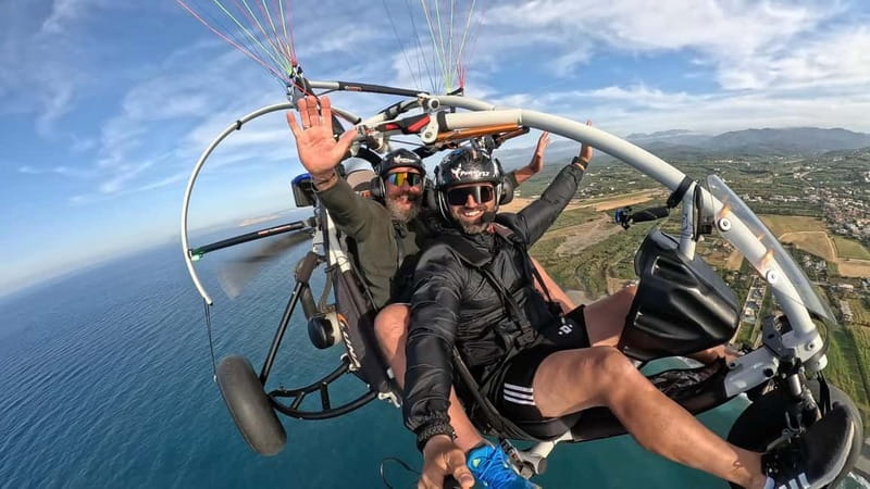 Chania: Paratriking Experience with a Professional Pilot - Safety and Comfort: Trike Setup, Helmets, and Quick Takeoff