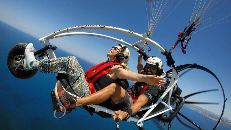 Chania: Paratriking Experience with a Professional Pilot - Meeting Next to Hotel Euphoria and Getting Ready (Without Overthinking It)