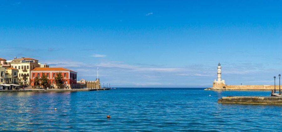 Chania: Private Guided Food and Wine Walking Tour with Lunch - Restaurant Lunch Tasting: cheeses, tomatoes, sigklino, and more