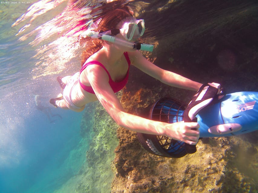 Chania: Sea Scooter Snorkeling boat tour - The 3-Hour Flow: From Dive School Pickup to Sea Scooter Water Stops