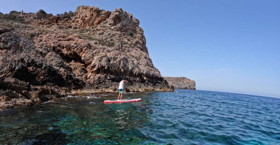 Chania: Stand-up Paddleboard Tour to Lazareta Island - The SUP lesson: how beginners actually get comfortable