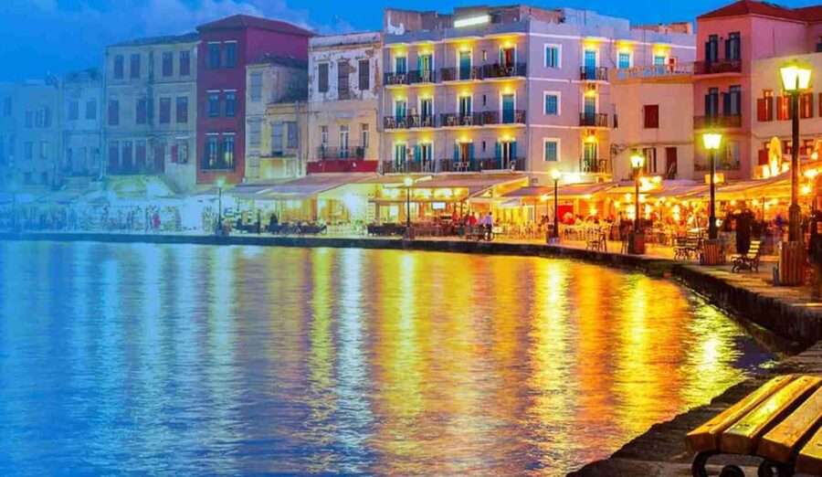 Chania Walking Food And Wine Night Tour - The meeting point in Old Chania Market (and how to not lose time)