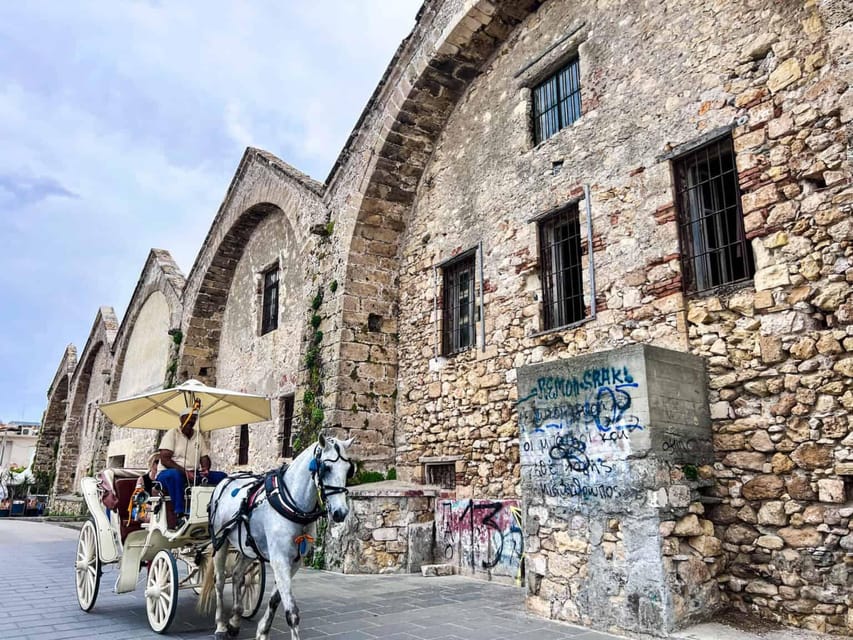 Chania Walking Food And Wine Night Tour - The finish: wine, beer, dessert, and raki in the old town
