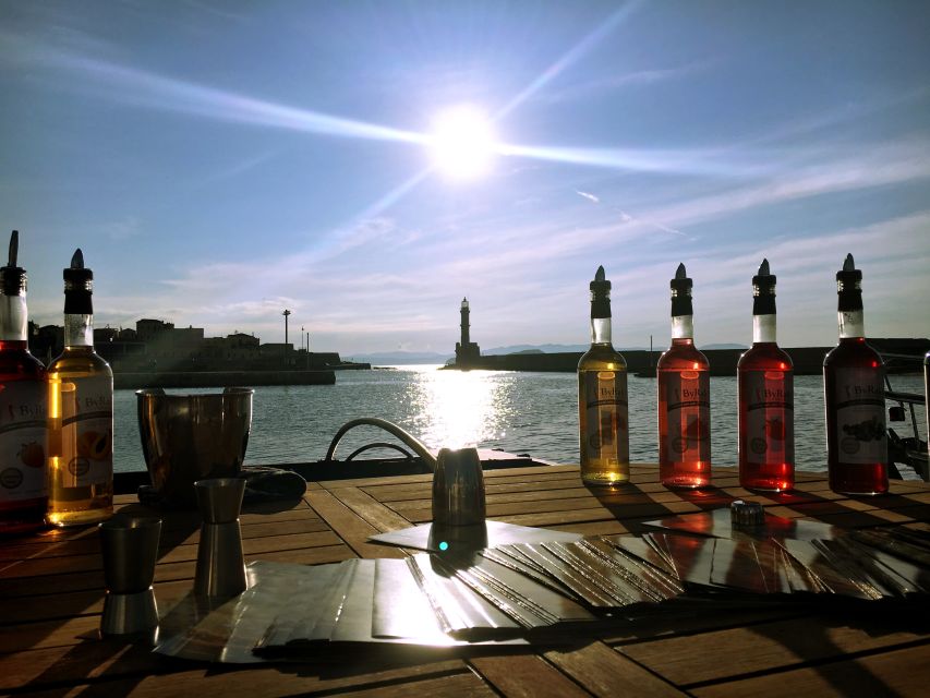 Chania: Wine, Food, and Sunset Tour with 3-Course Dinner - Venetian Old Port streets: history you can see, not just hear