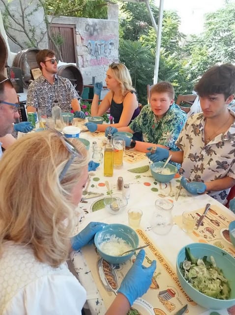 Cooking Class & Greek Night Experience - The Cretan buffet at 19:00: what you get and how to plan your appetite