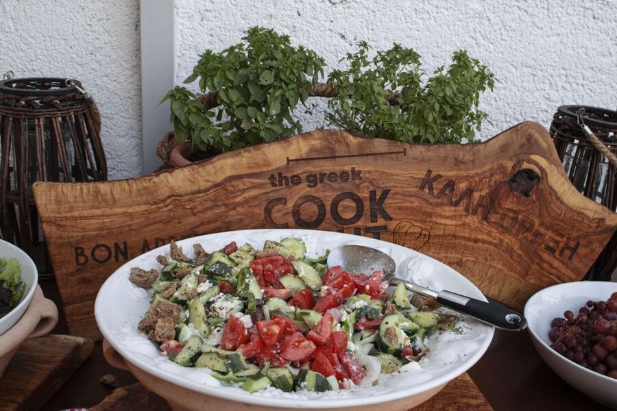 Cooking Class & Greek Night Experience - Dancing and plate breaking: the Greek cook-out finale