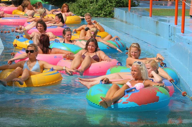 Crete Acqua Plus Water Park Entrance Ticket with Transport - Fun for all ages: balancing big slides with chill time