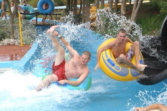 Crete Acqua Plus Water Park Entrance Ticket with Transport - Shade, sunbeds, and the cashless bracelet system