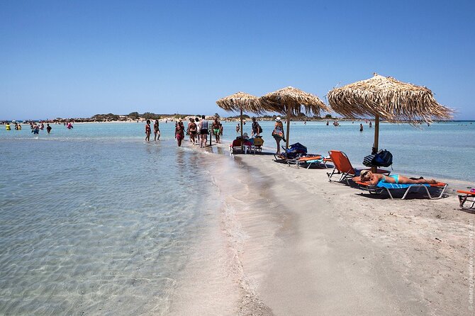 Elafonisi Beach - Private Tour to Pink Sands from Chania - Pink Sand at Elafonisi, plus cave and monastery
