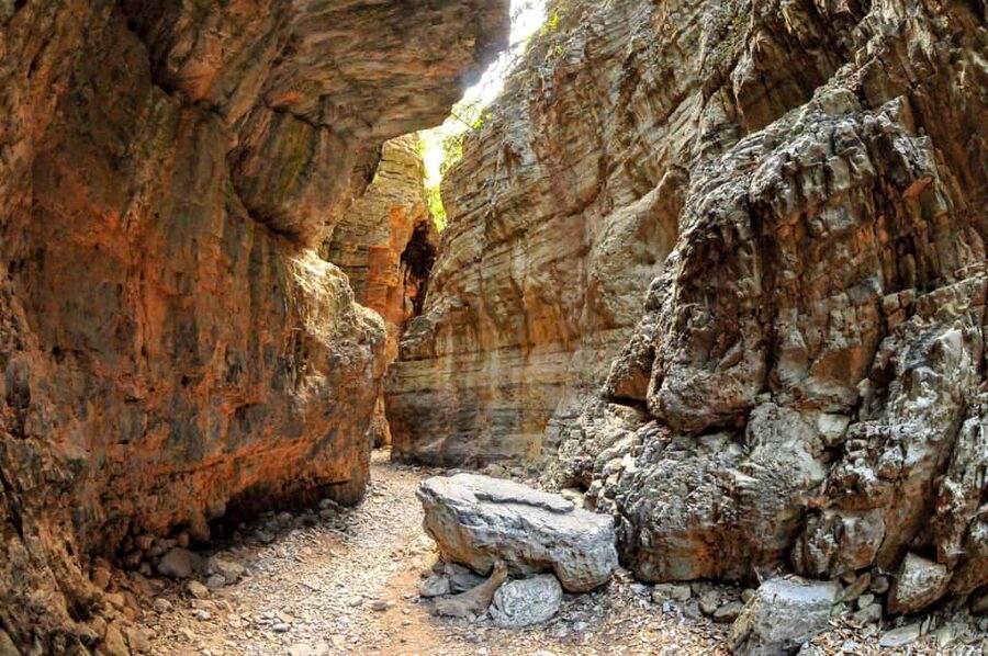 From Chania/Almyrida : Imbros Gorge Hike - Imbros Gorge to Frangokastello: the day’s rhythm