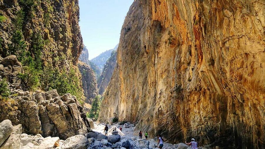 From Chania: Samariá Gorge Guided Hike - Omalos Entrance: Wooden Stairs, Optional Breakfast, and the First Push
