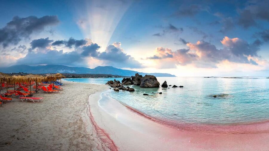 From KAVROS/GEORGIOUPOLIS : Elafonisi Island Pink Sand Beach - The heart of the trip: 4 hours at Elafonisi for swimming and snorkeling