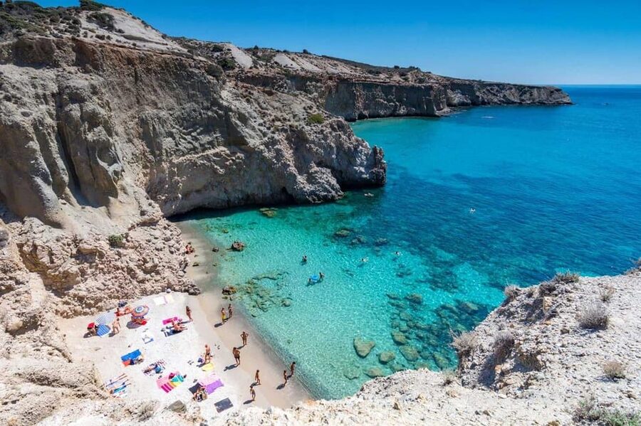 From Rethymno :Full-Day Trip Milos Island (Plaka,Sarakiniko) - Pollonia: sandy beach time and a real harbor vibe