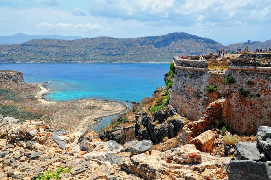 Gramvousa & Balos Cruise From Heraklion - Balos Lagoon: pink-white sandbanks and that famous shallow swim