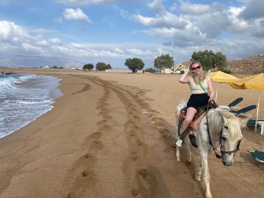 Horse riding,falasarna sunset,dinner in a tavern,drone video - Wine, Fruit Salad, and Swimming on Falassarna Beach