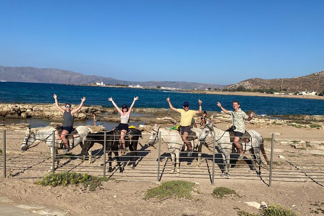 Horse Riding, Falasarna Sunset View, Drone video, Tavern Dinner. - Who’s Driving This Day: Yannis and the Team Feel