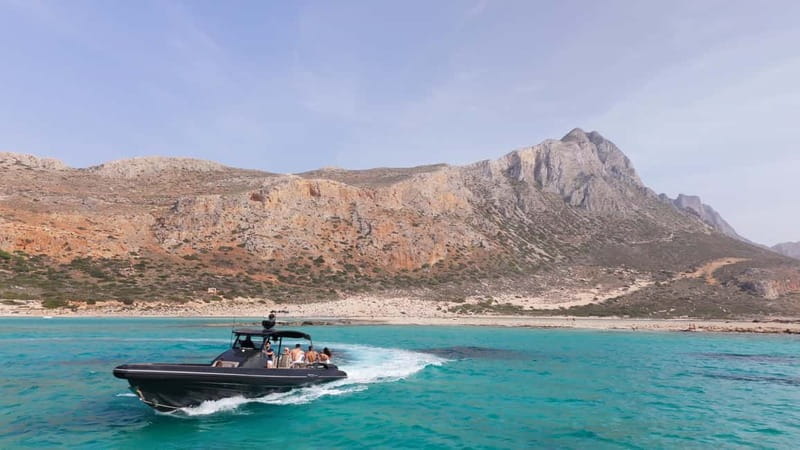 Kissamos: Balos & Gramvousa Speedboat Cruise with Snorkeling - Stop 2: Balos Lagoon swims, boat-deck time, and beach access