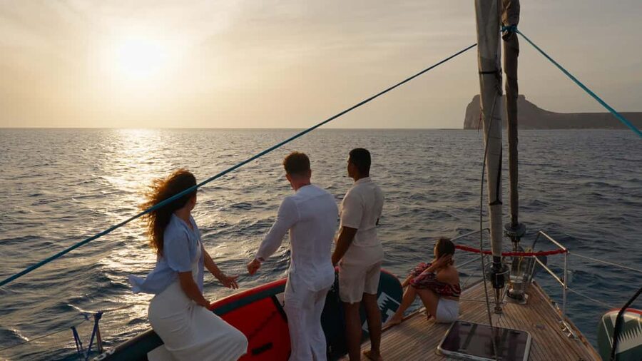 Kissamos: Balos Lagoon Sunset Sailing Cruise - The Balos stop: 1 hour in crystal water, still 100% yacht-based