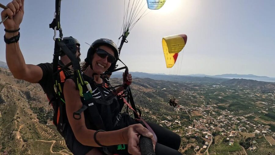 Paragliding in Chania - From Limnoupolis to the Air: What the Start Really Looks Like