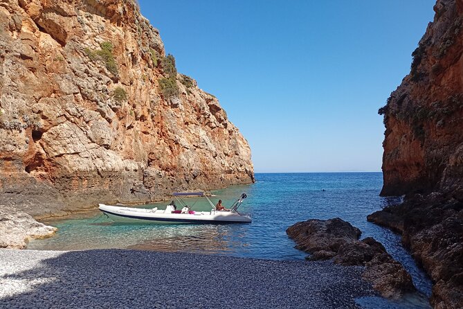 Private Boat Trip Chania - Balos (price is per group-up to 9 people) - Snorkeling gear and the quiet-cove moment (like Menies Beach)