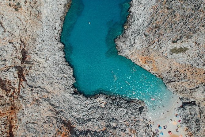 Private Boat Trip Chania Seitan (price per group-up to 9 people) - Between beaches: naturist vibes, Zorba at Stavros, and cave-photo energy