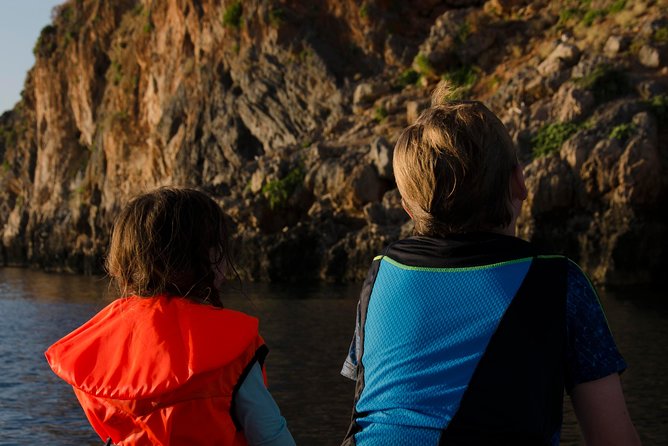 Private boat trip Chania - Thodorou - Lazaretta (price per group-up to 9 people) - Lazareta Stop: A Short Swim to a Sandy Beach