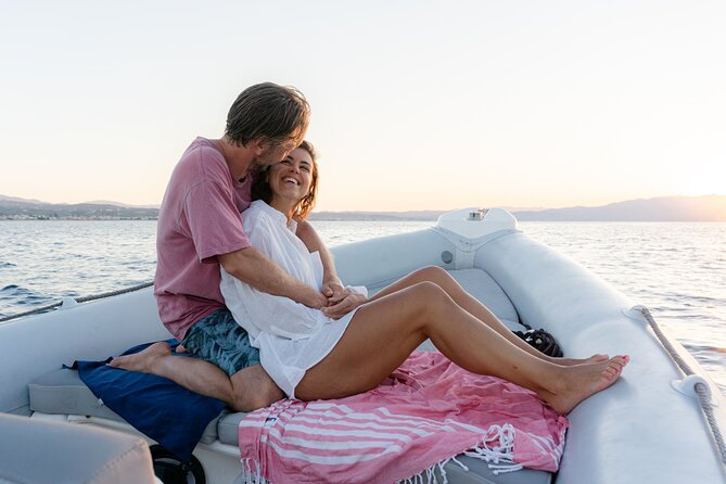 Private Sunset boat trip in Chania, Crete (price is per group) - Entering the sunset zone from SEAze The Day