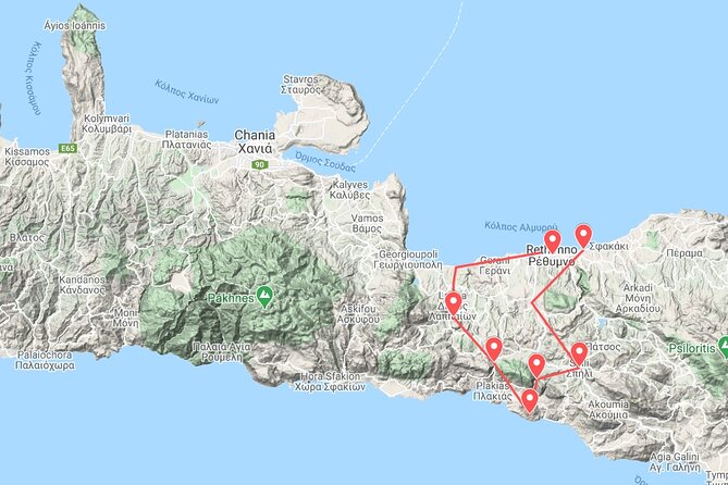 Secrets of West Crete & Rethymno Town Private Tour from Chania - Stop 3: Kourtaliotiko Gorge and Kotsifou Canyon—sound and scent