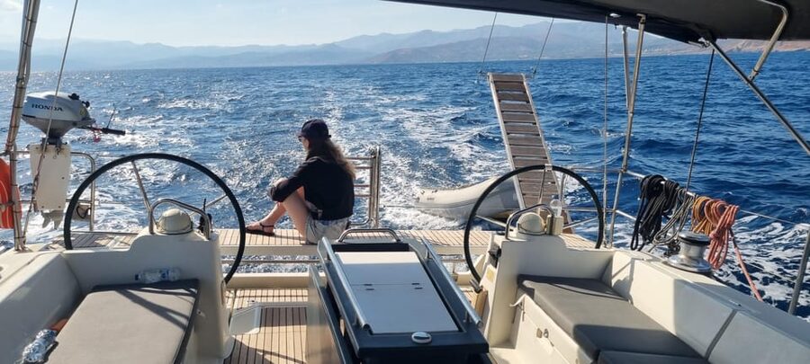 Shared Balos and Gramvousa Sailing Trip with Meal and Drinks - On the water: what the boat experience is actually like