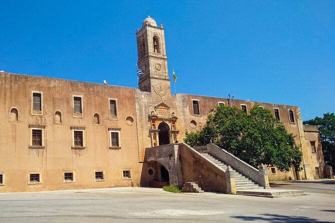 Shore Explore Chania: City Charm, Beach, Monastery & Winetasting - Marathi Beach: a relaxed coast stop with real swimming time