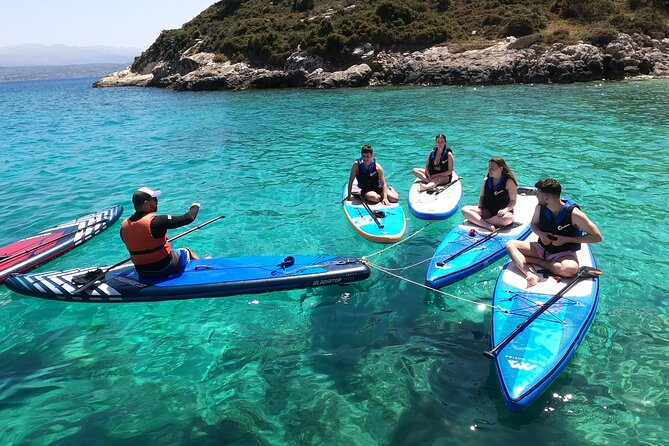 Stand -Up Paddleboard and Multi-Surprise Elements Tour in Crete - Getting Ready at Sosorides Beach: Gear, Safety, and First-Row Coaching
